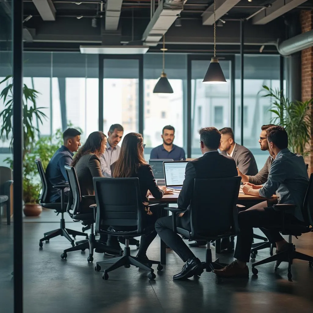 Equipo de FinArg Consultores trabajando colaborativamente